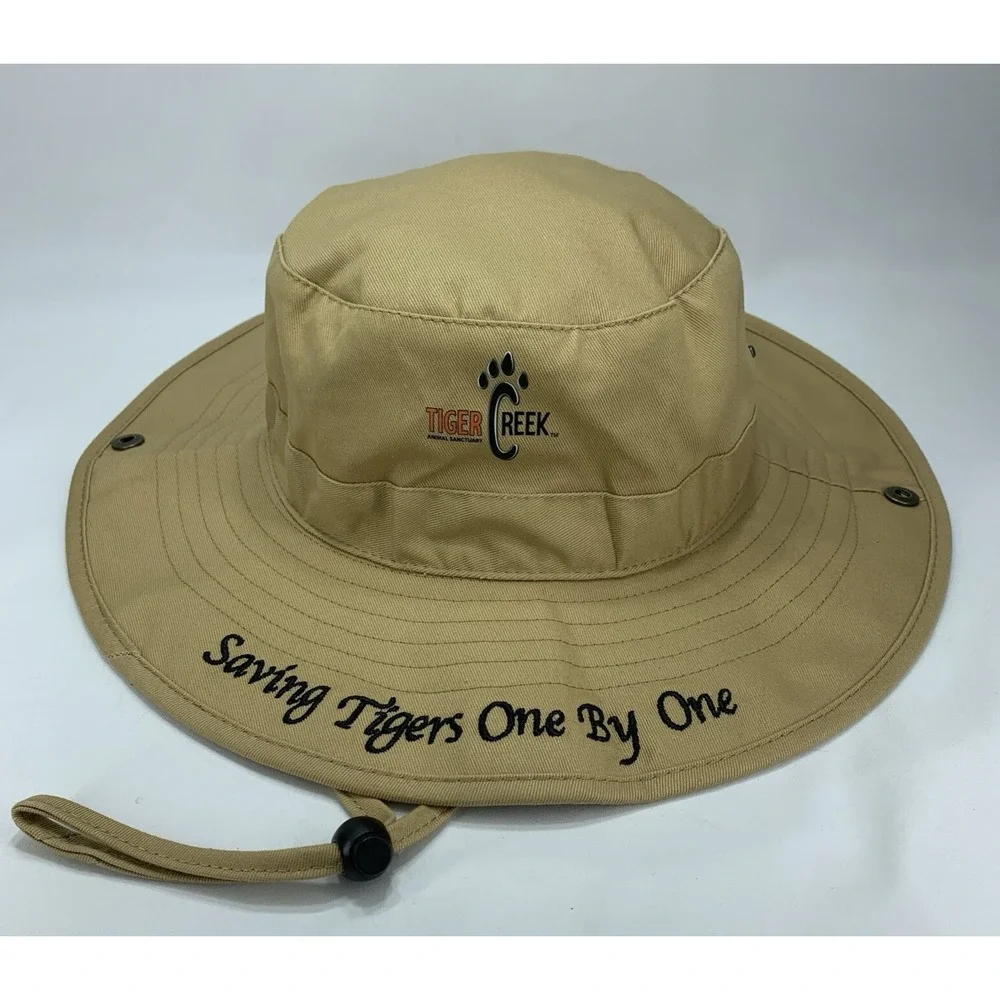 Tiger Creek Boonie Hat Tan YOUTH / SMALL ADULT Animal Sanctuary Sun Cap
